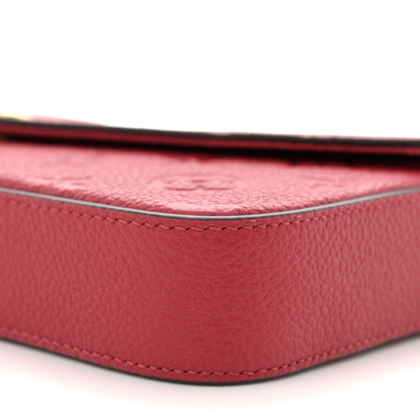 Empreinte Pochette Felicie Chain Wallet Scarlet