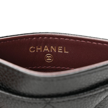 Chanel Caviar Quilted Card Holder Black 6 of 8