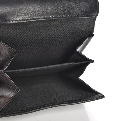 Chanel Lambskin Quilted Double Sided Wallet Black 7 of 10