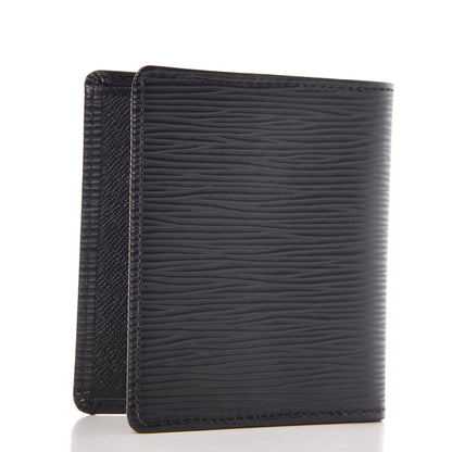 Louis Vuitton Epi 6 Card Billfold Wallet Black 3 of 8
