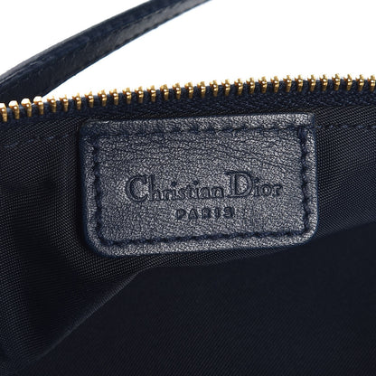 Christian Dior Monogram Mini Saddle Pochette Navy 6 of 7