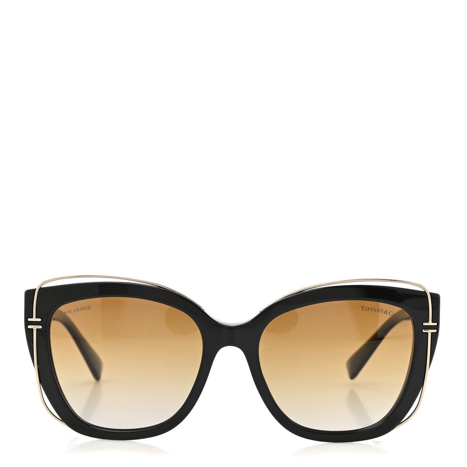 Tiffany Acetate Metal TF4148 Sunglasses Black Brown 4 of 18
