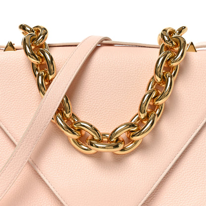 Bottega Veneta Calfskin Mount Envelope Bag Melon Washed 9 of 11