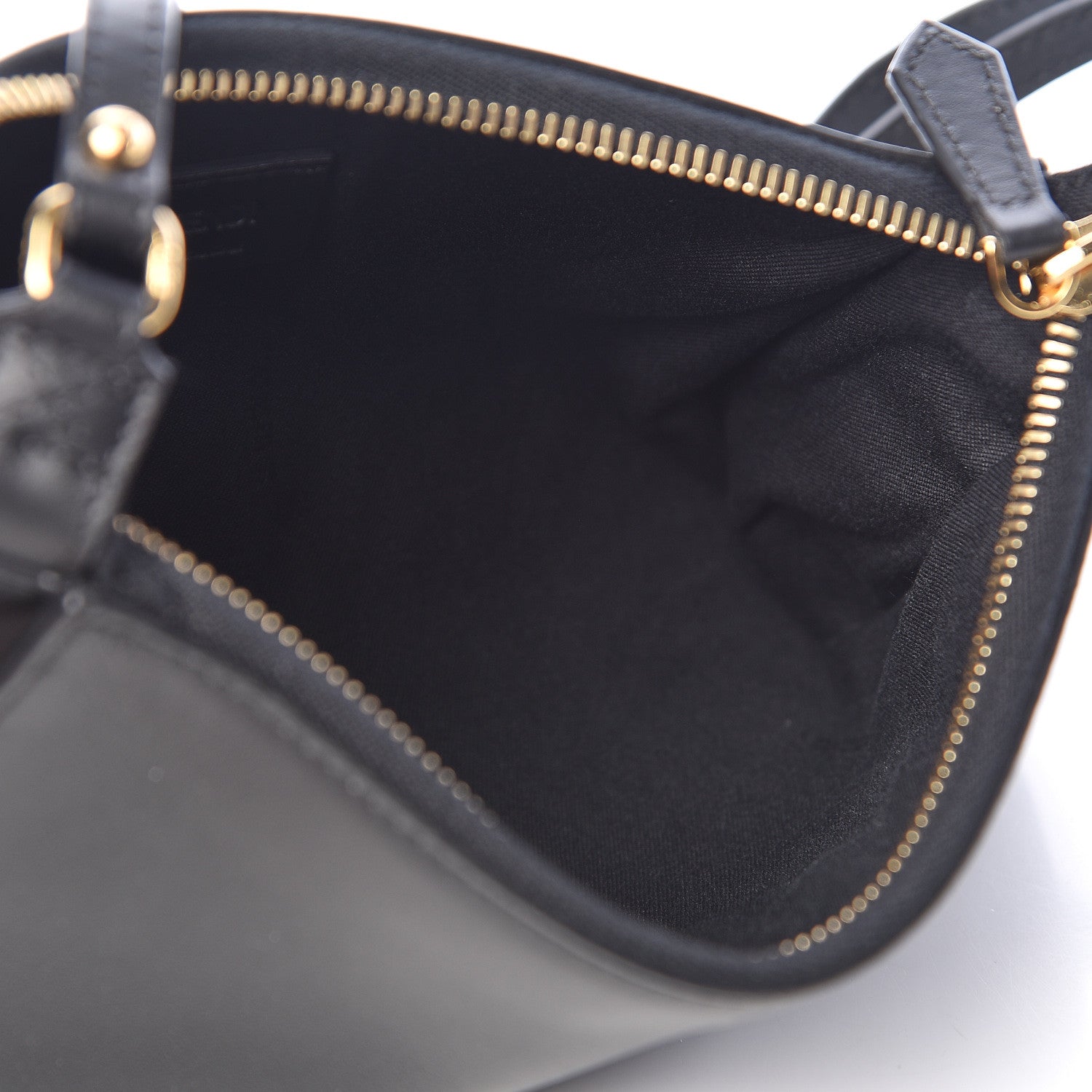 Fendi Vitello Baltico Mini Pouch Crossbody Pouch Black 5 of 11