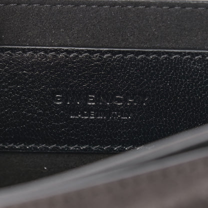 Givenchy Goatskin Suede Mini GV3 Shoulder Bag Black 6 of 11