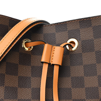 Louis Vuitton Damier Ebene Neonoe MM Safran 9 of 11
