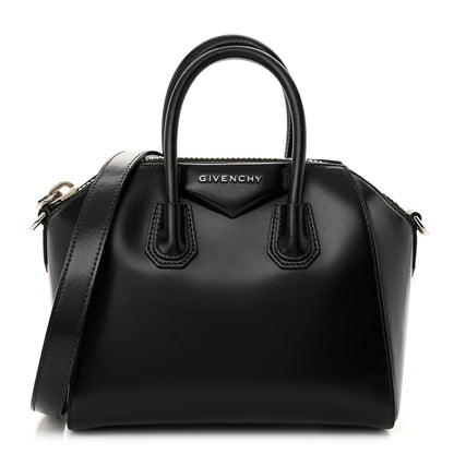 Givenchy Shiny Lord Calfskin Mini Antigona Black 1 of 14