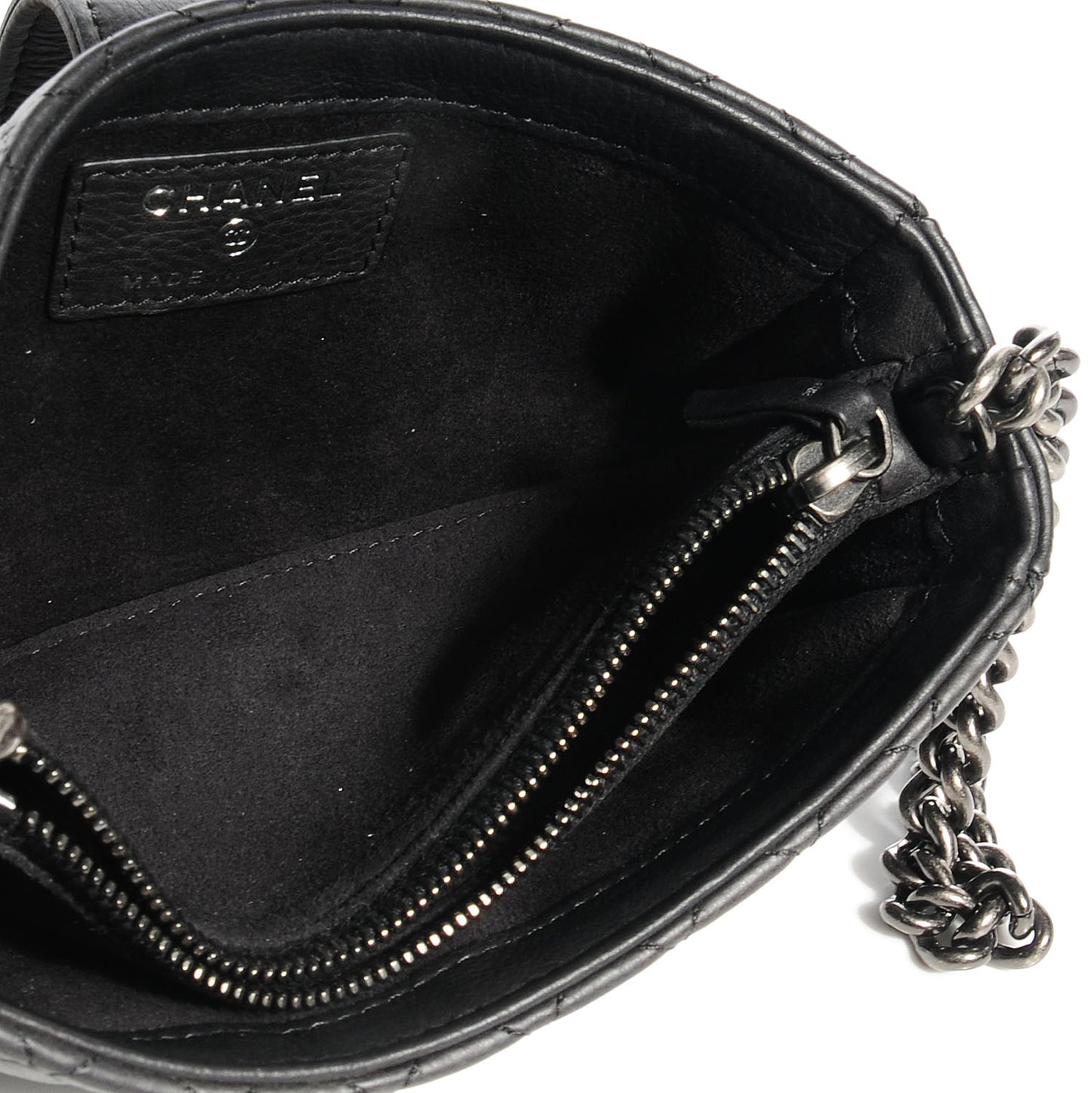 Calfskin Boy Reverso Mini Pochette Black