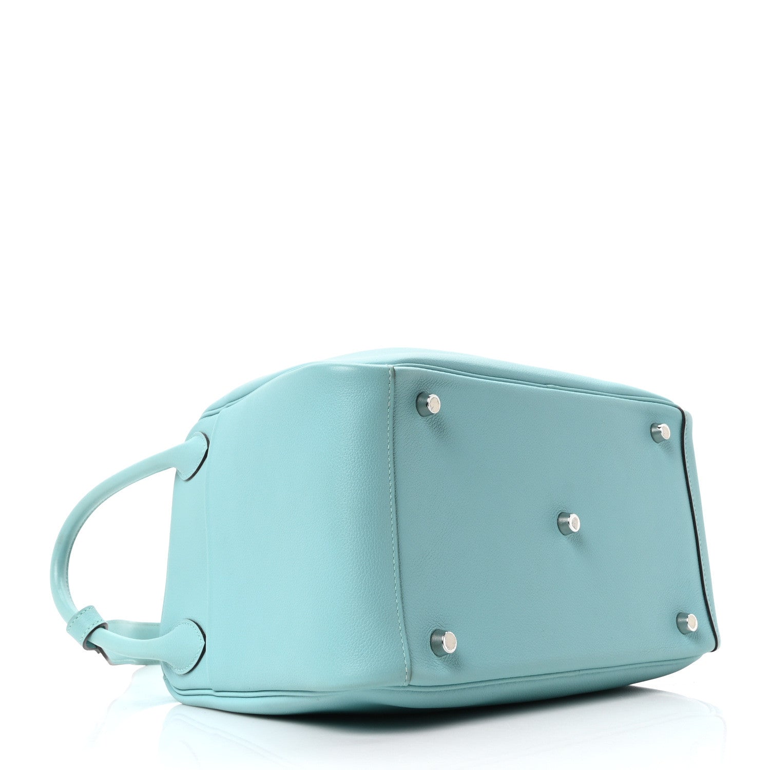 Hermes Taurillon Clemence Lindy 30 Bleu Atoll 4 of 10