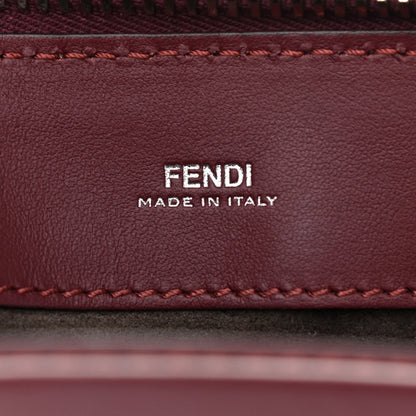 Fendi Vitello Baltico Dolce Shiny Nappa Lace Up DotCom Satchel Bordeaux 7 of 11