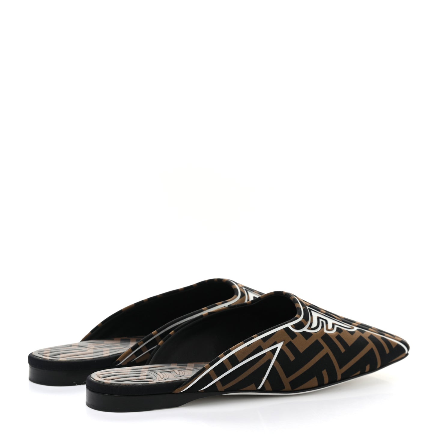 Lycra Film FF FFreedom Flat Mules 35 Tobacco Moro White