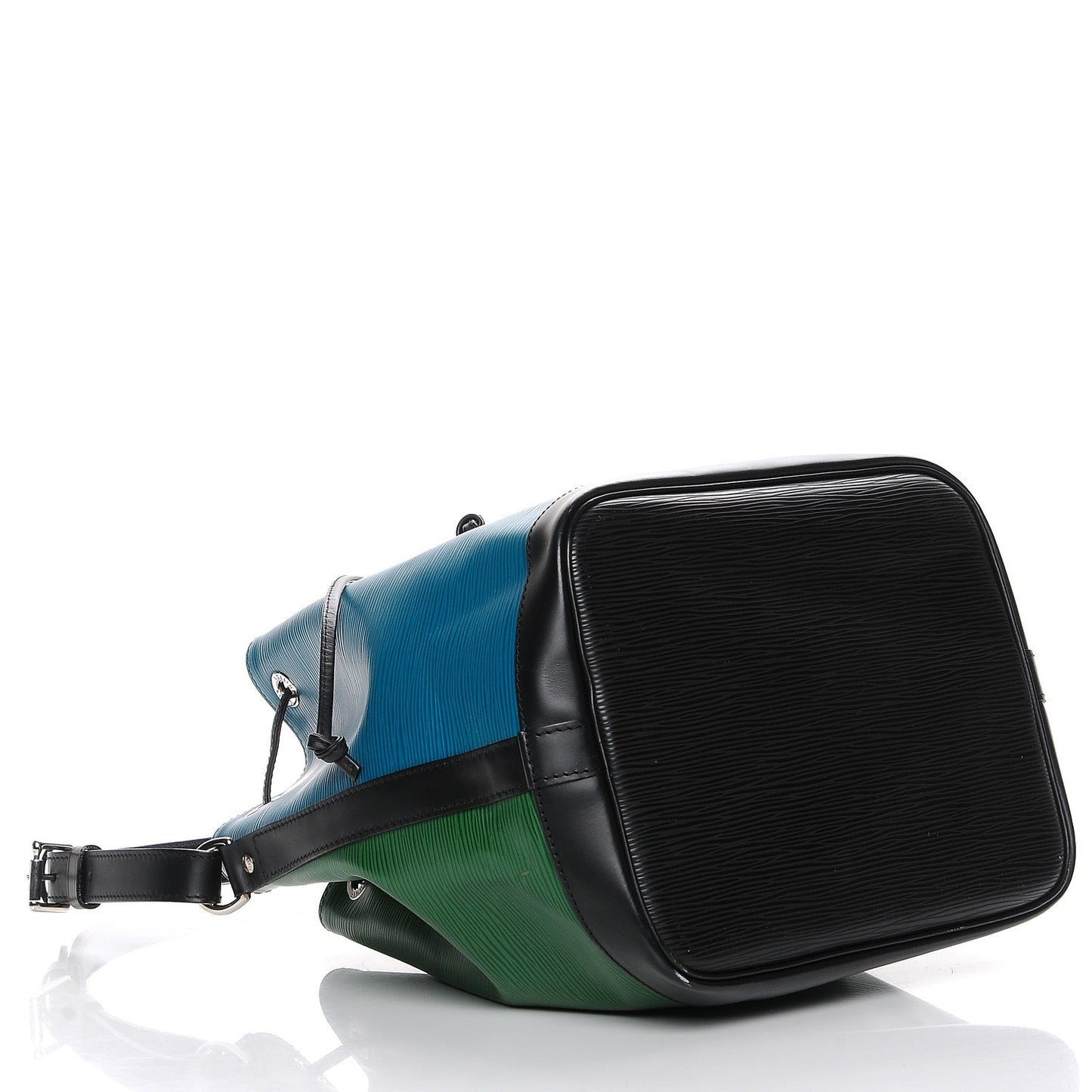 Epi Tri-Color Petit Noe Cyan Menthe Black