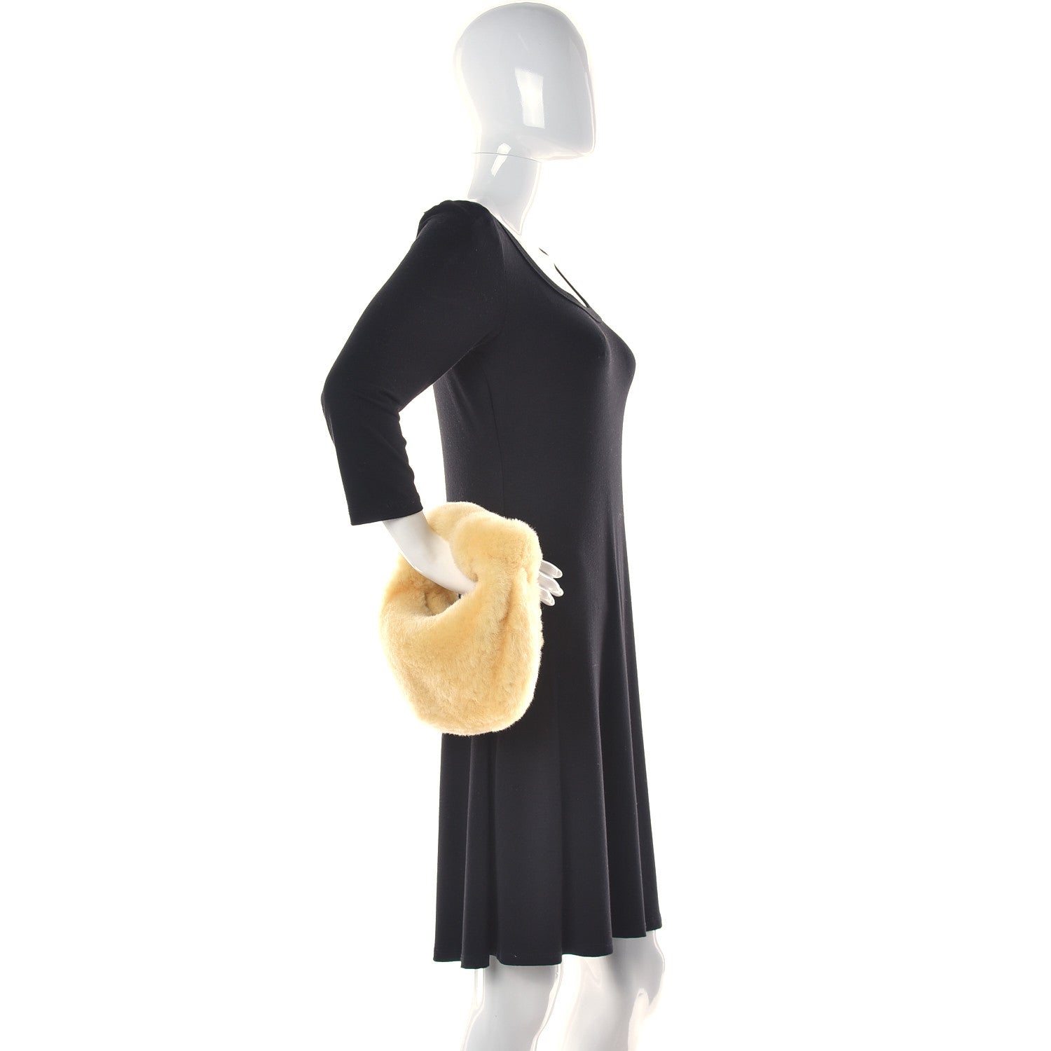 Bottega Veneta Shearling Lambskin Mini Jodie Teddy 2 of 9