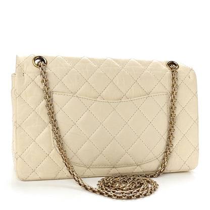 Chanel Aged Calfskin Quilted 2.55 Reissue 226 Flap Ivory 2 of 10