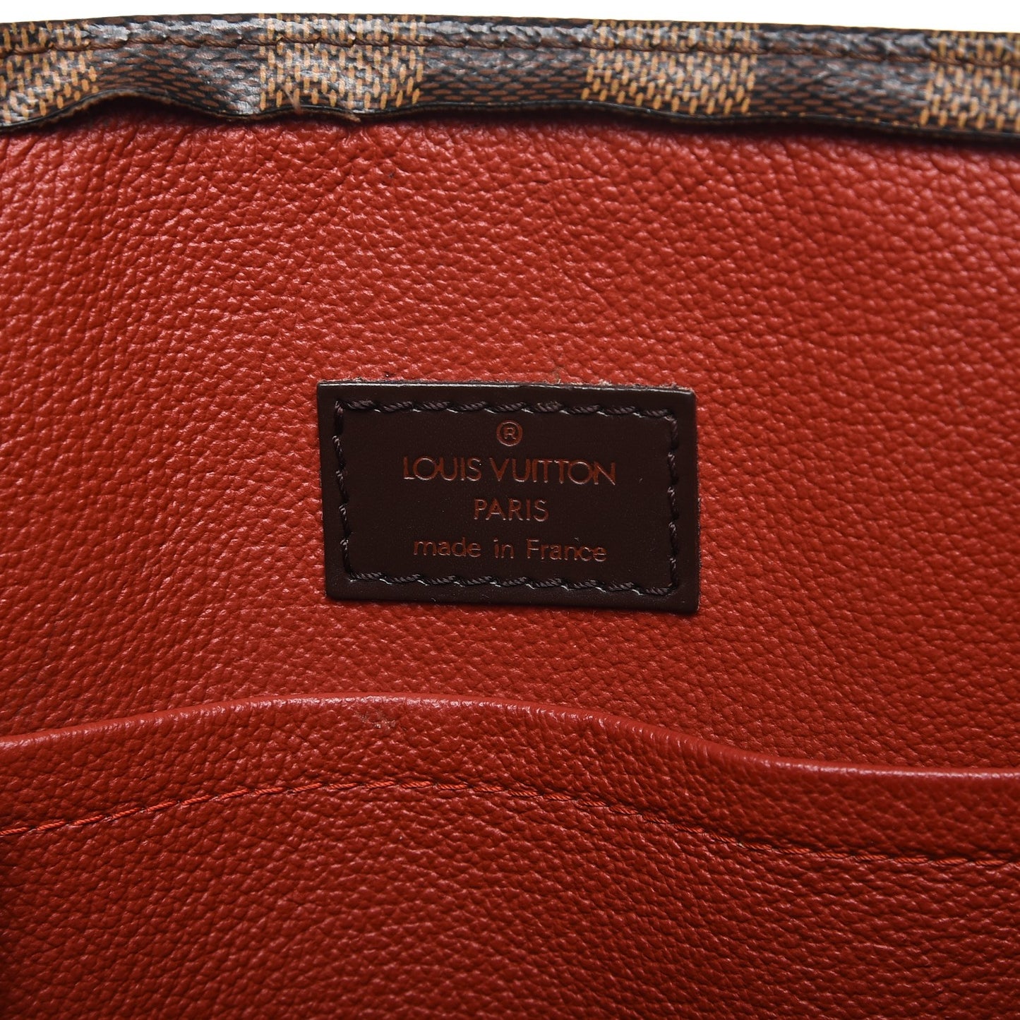 Damier Ebene Sac Plat