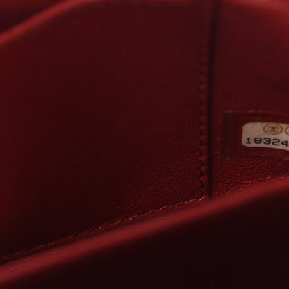 Chanel Patent Calfskin Quilted Extra Mini Rectangular Flap Red 9 of 10