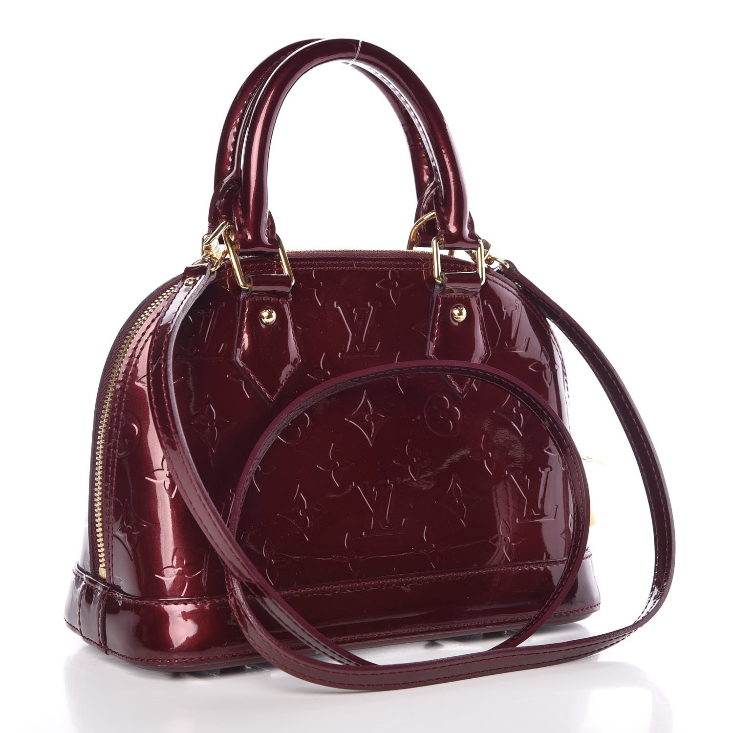 Louis Vuitton Vernis Alma BB Rouge Fauviste 4 of 16