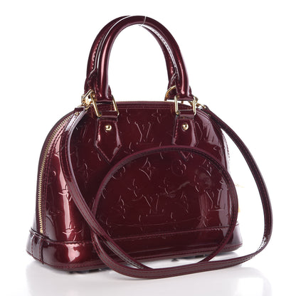 Louis Vuitton Vernis Alma BB Rouge Fauviste 4 of 16