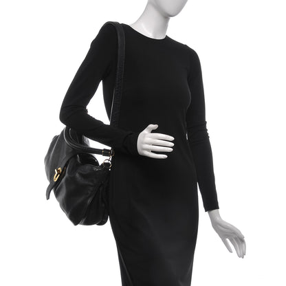 Burberry Buffalo Leather East West Tote Black 2 of 9