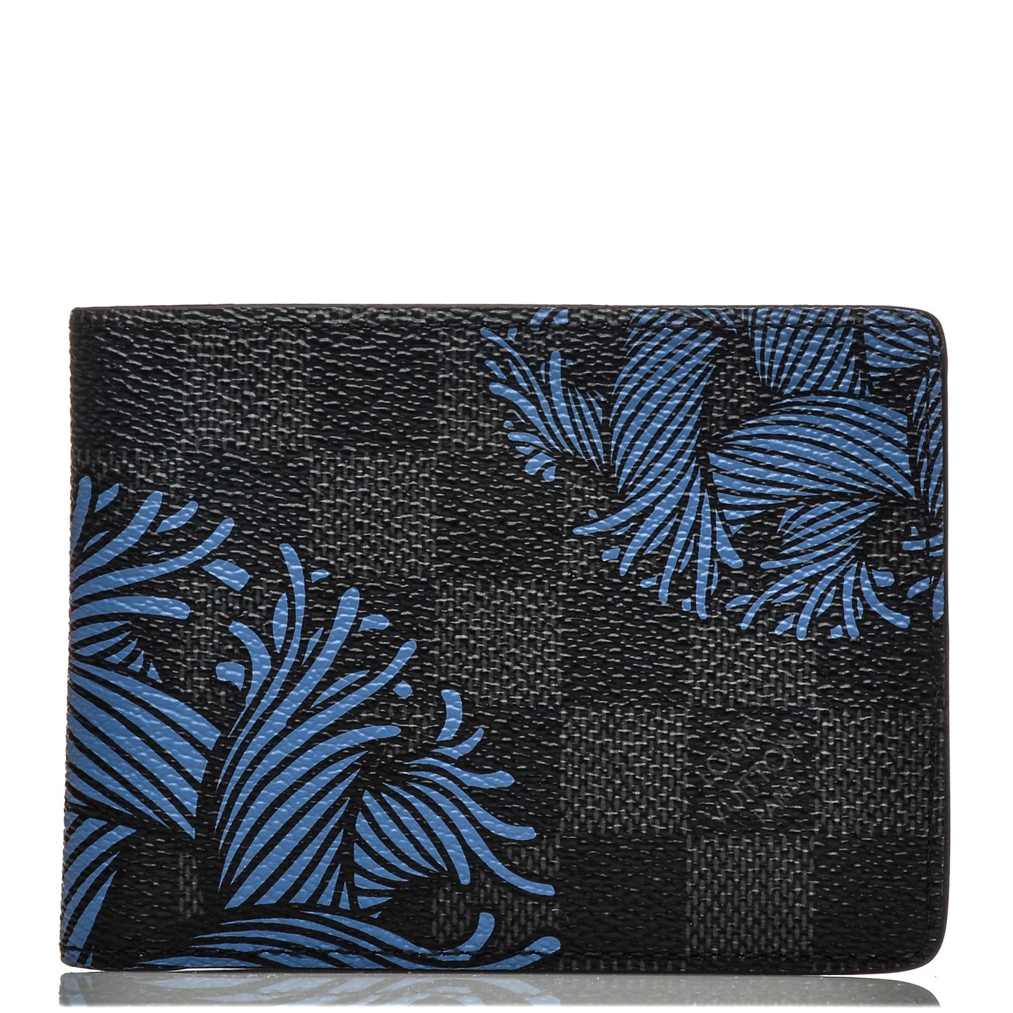 Damier Graphite Rope Slender Wallet Blue