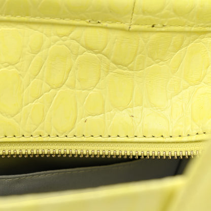 Marc Jacobs Croc Embossed Small The Tote Bag Tender Yellow 11 of 14