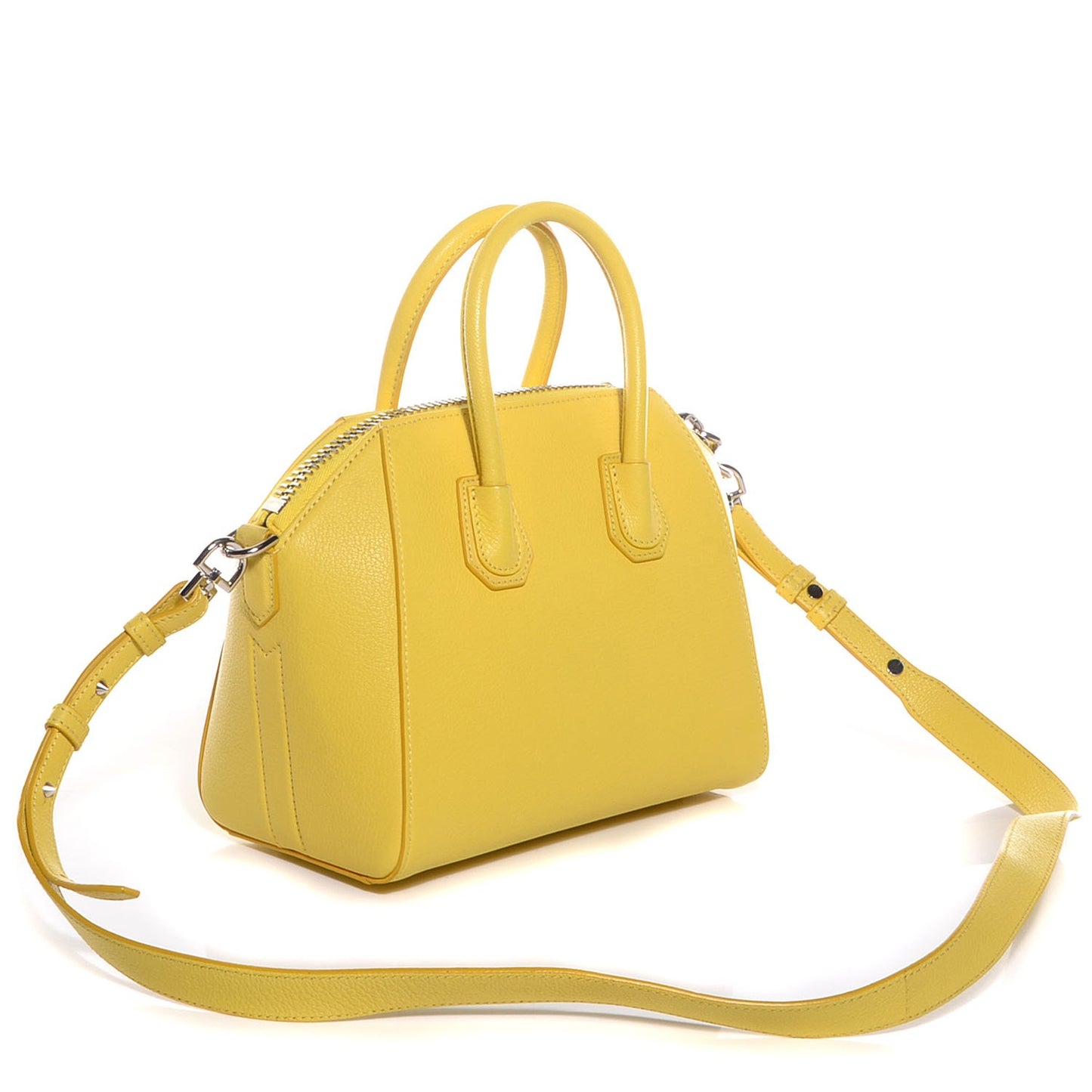 Sugar Goatskin Mini Antigona Yellow