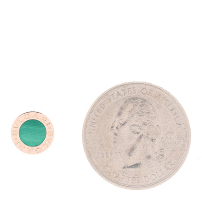 Bulgari 18K Rose Gold Malachite BVLGARI BVLGARI Single Stud Earring 2 of 4