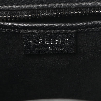 Celine Drummed Calfskin Nano Luggage Black 6 of 9