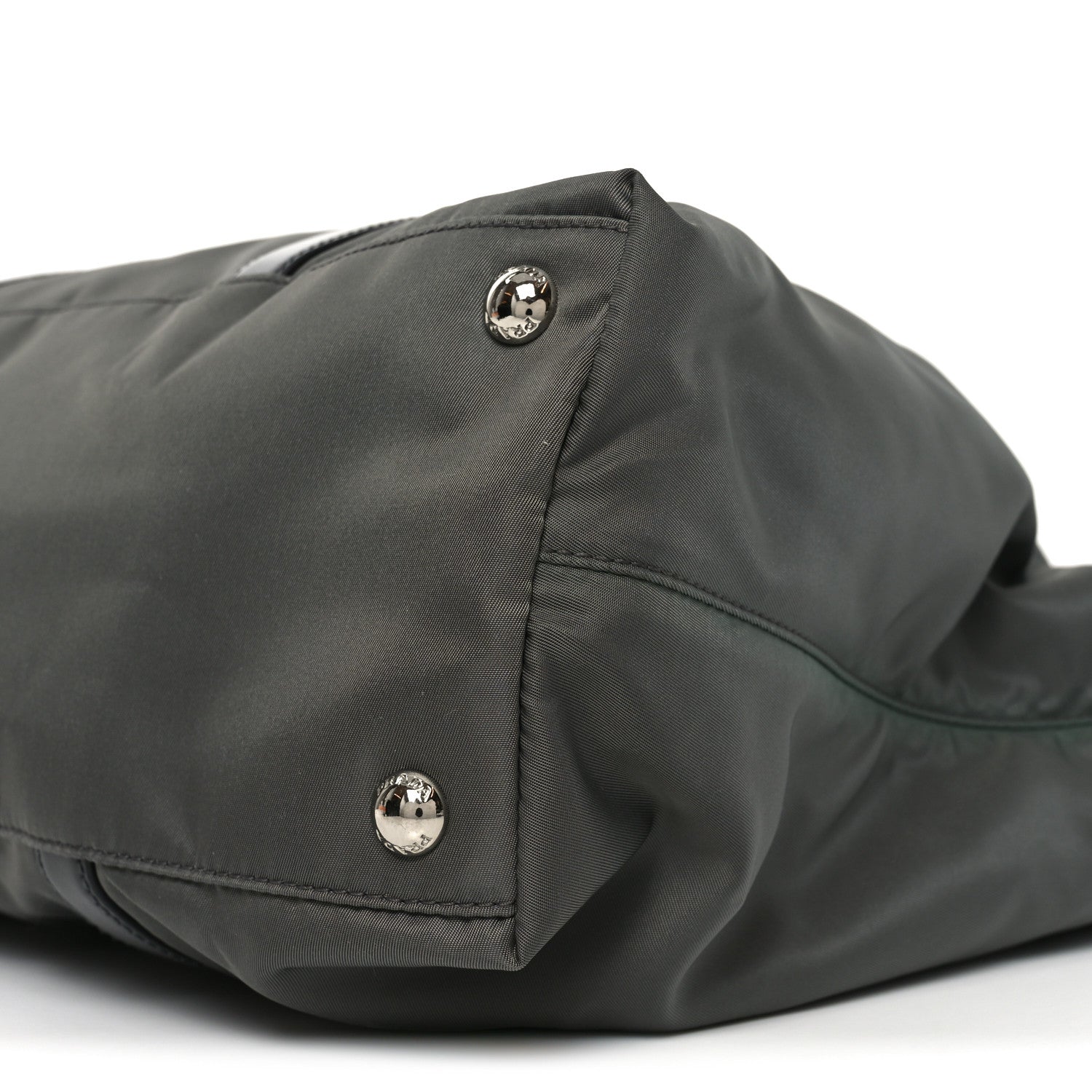 Prada Tessuto Nylon Pocket Tote Grey 9 of 9