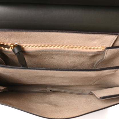 Chloe Patent Medium Faye Shoulder Bag Deep Forest 5 of 10