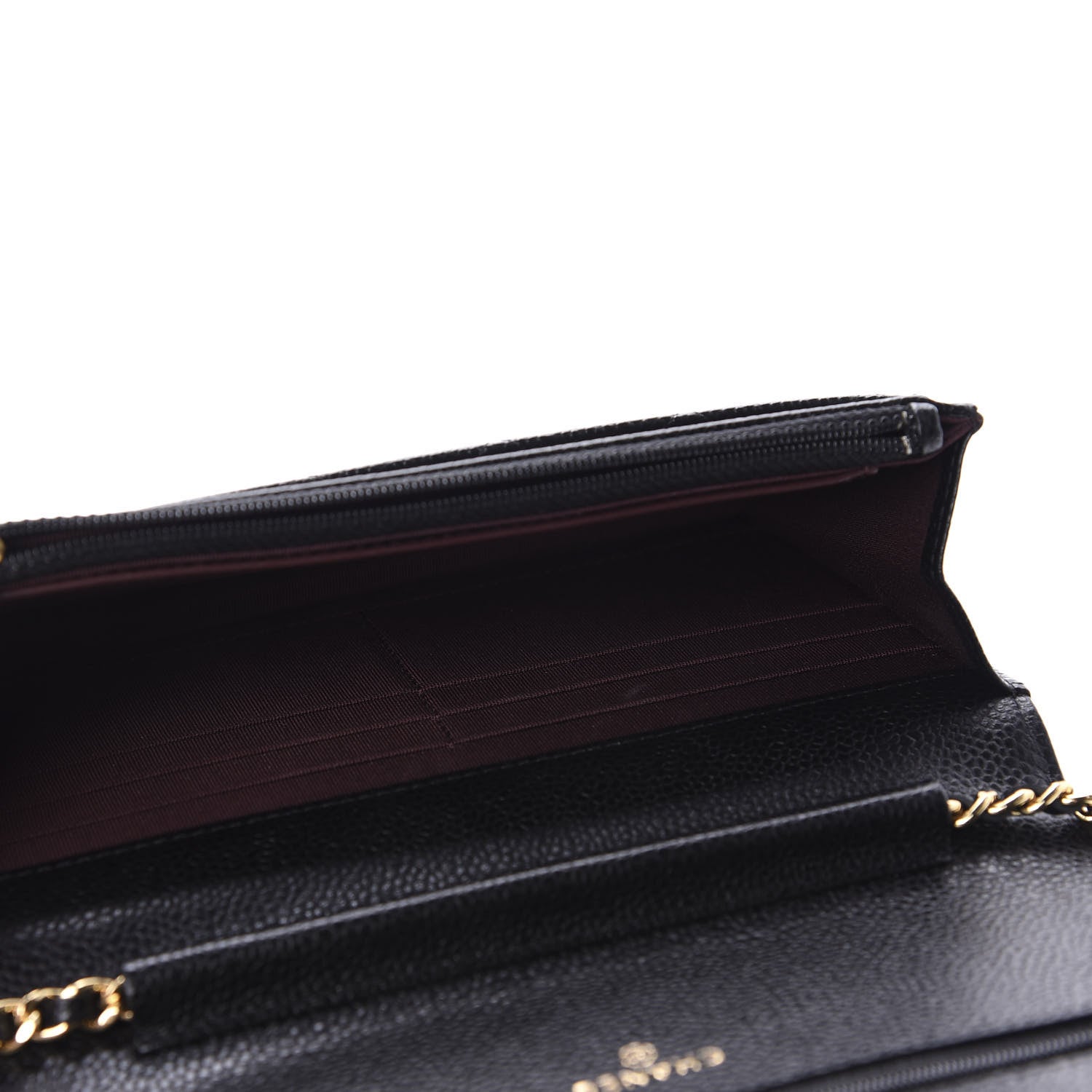 Chanel Caviar Quilted Wallet On Chain WOC Black 5 of 12