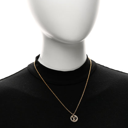 Louis Vuitton Metal Crystal Louise By Night Necklace 2 of 7