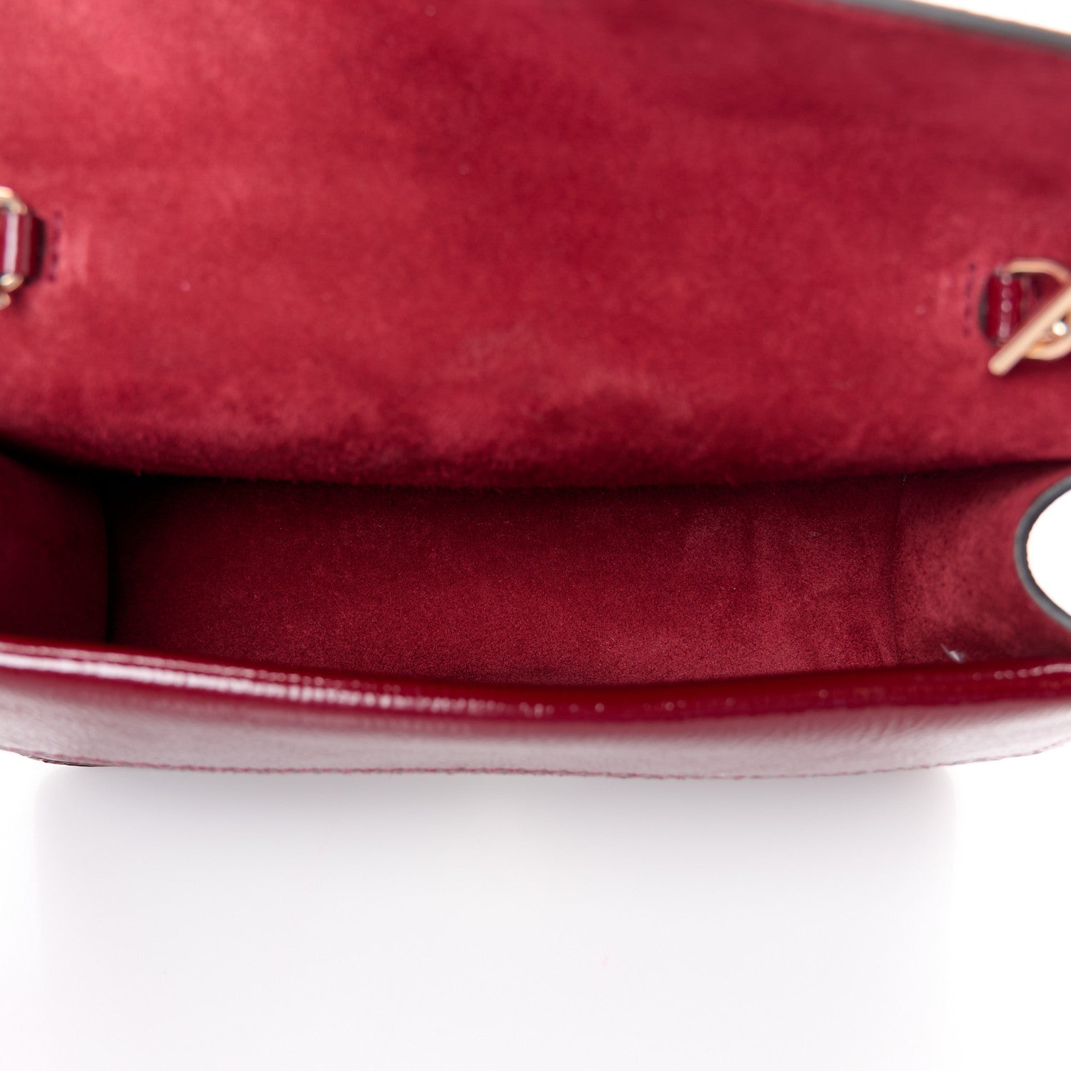 Gucci Crinkled Patent Mini Dionysus Shoulder Bag Rosso Ancora Red 5 of 10