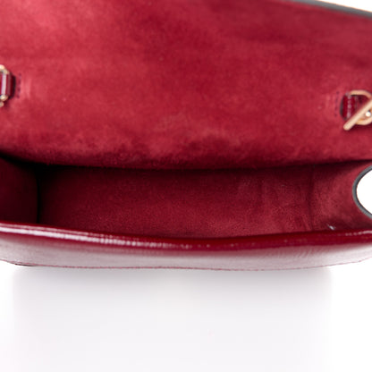 Gucci Crinkled Patent Mini Dionysus Shoulder Bag Rosso Ancora Red 5 of 10