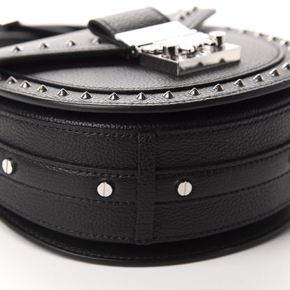 MCM Calfskin Mini Patricia Studded Crossbody Bag Black 6 of 10