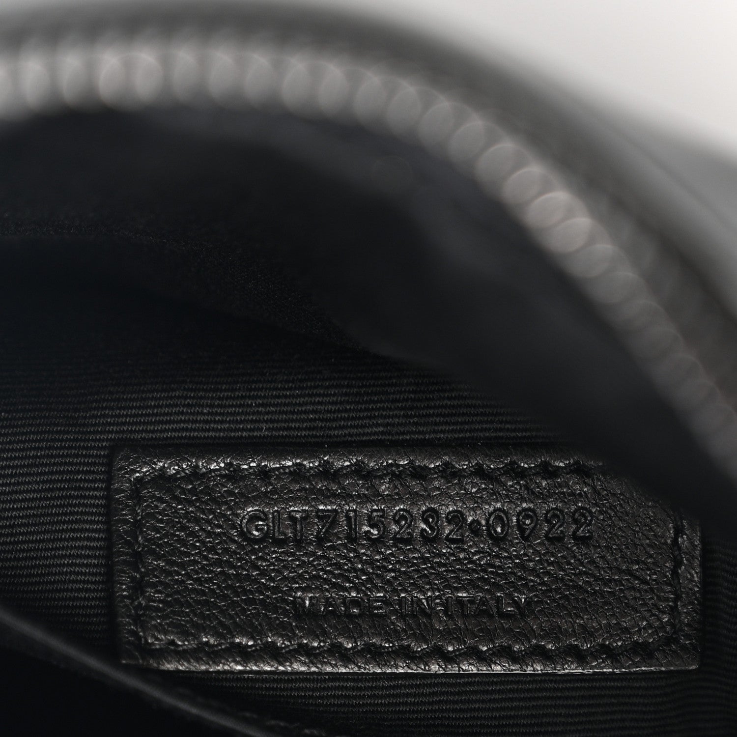 Saint Laurent Calfskin Matelasse Monogram Monochrome Lou Camera Bag Black 7 of 11