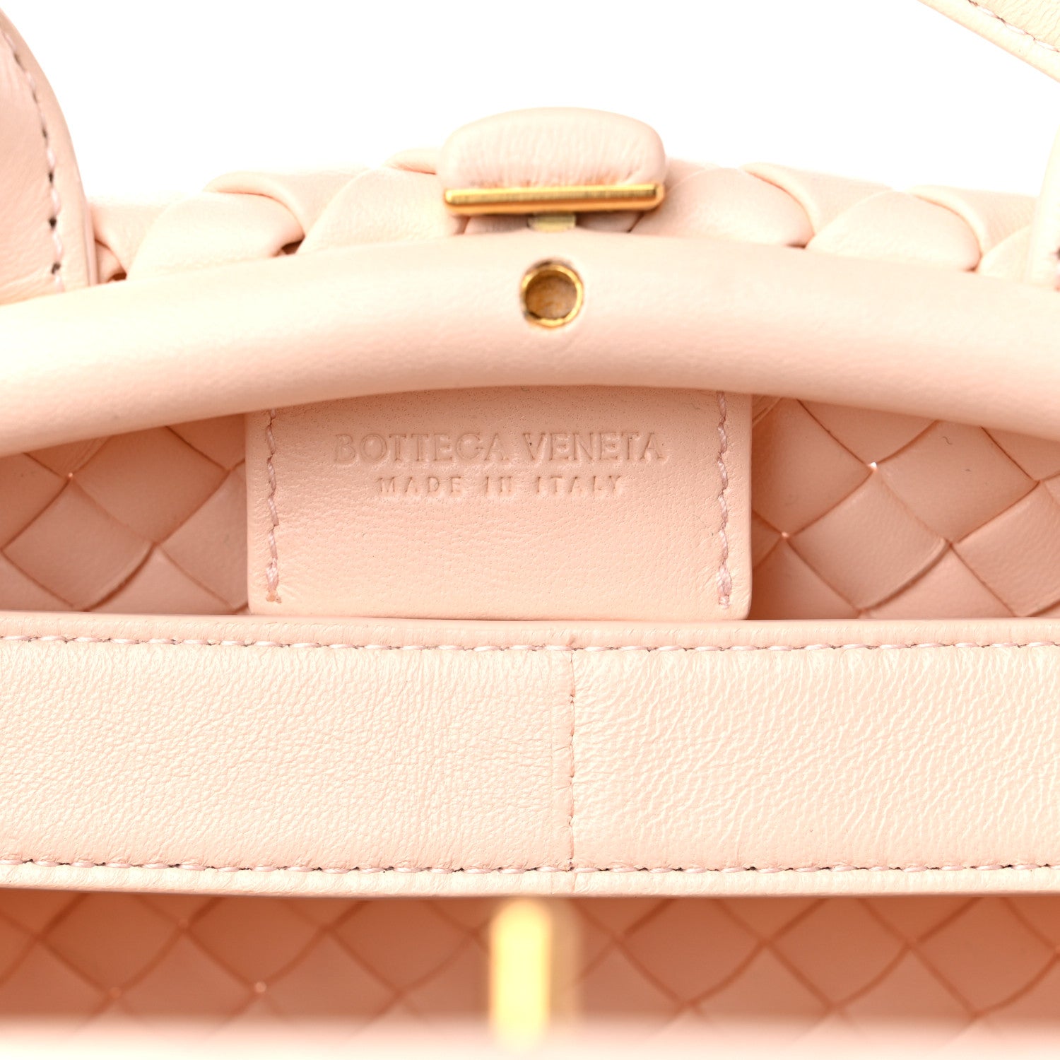 Bottega Veneta Nappa Intreccio Mini Padded Handle Bag Flamingo 6 of 10