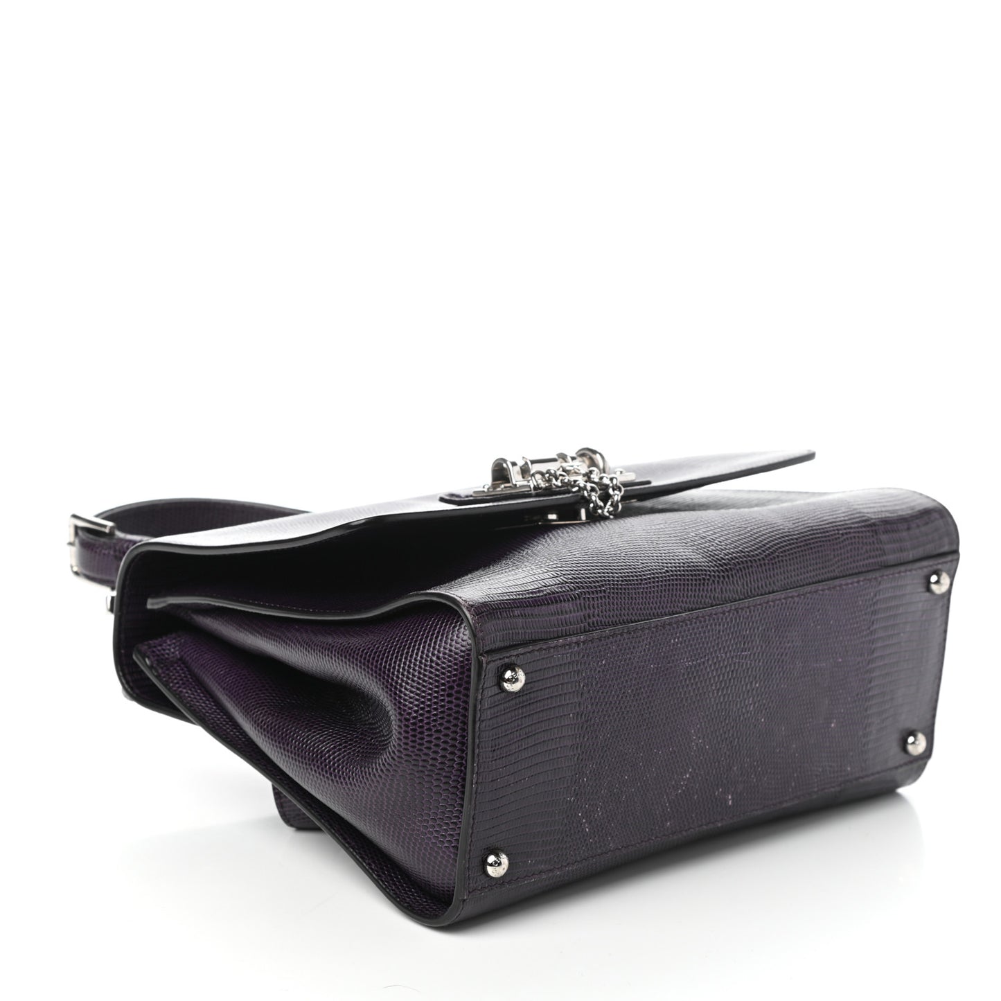 Lizard Calfskin Embossed Medium Monica Tote