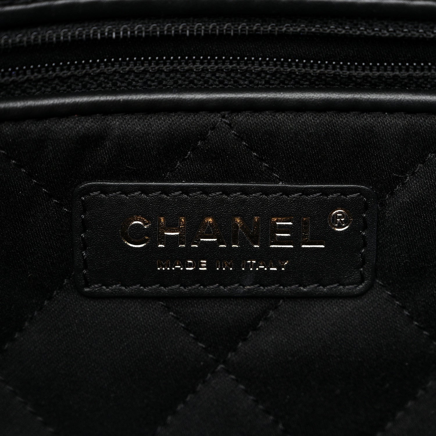 Chanel Shiny Calfskin Quilted Small Chanel 22 Black 8 of 12
