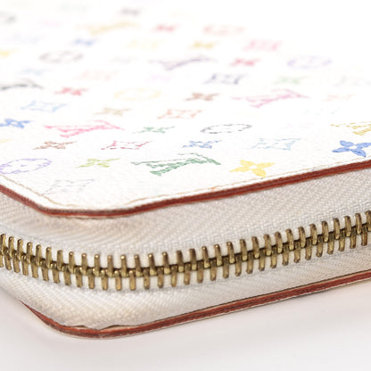 Louis Vuitton Monogram Multicolor Zippy Wallet White 12 of 13