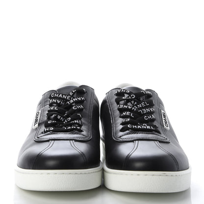 Chanel Calfskin CC Womens Sneakers 40.5 Black 2 of 10