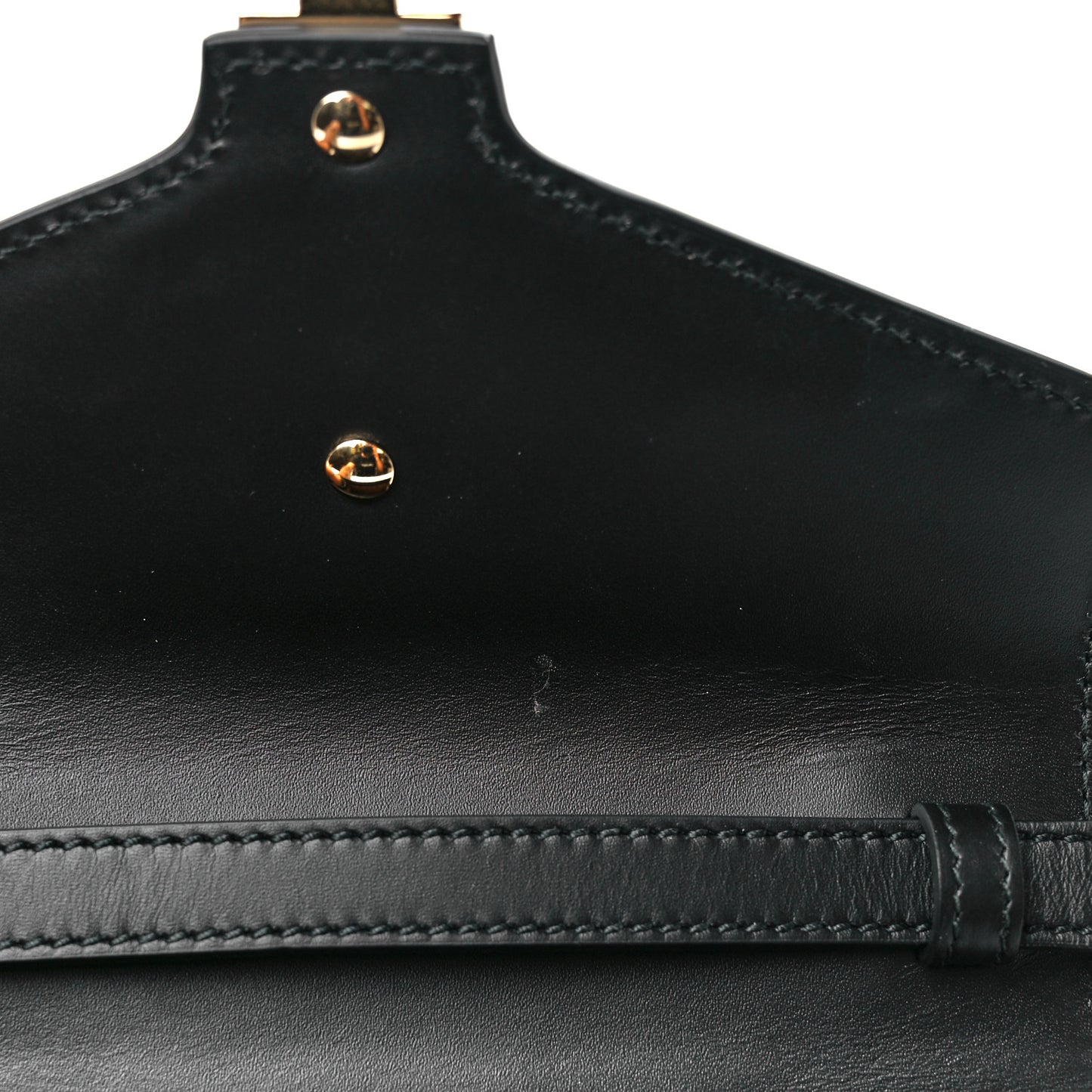 Calfskin Mini Sylvie Top Handle Bag Black