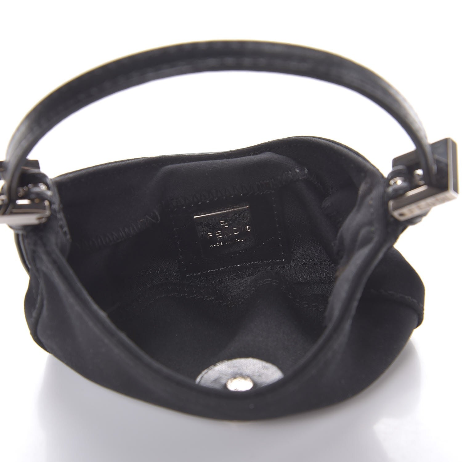 Fendi Neoprene Mini Baguette Black 6 of 8