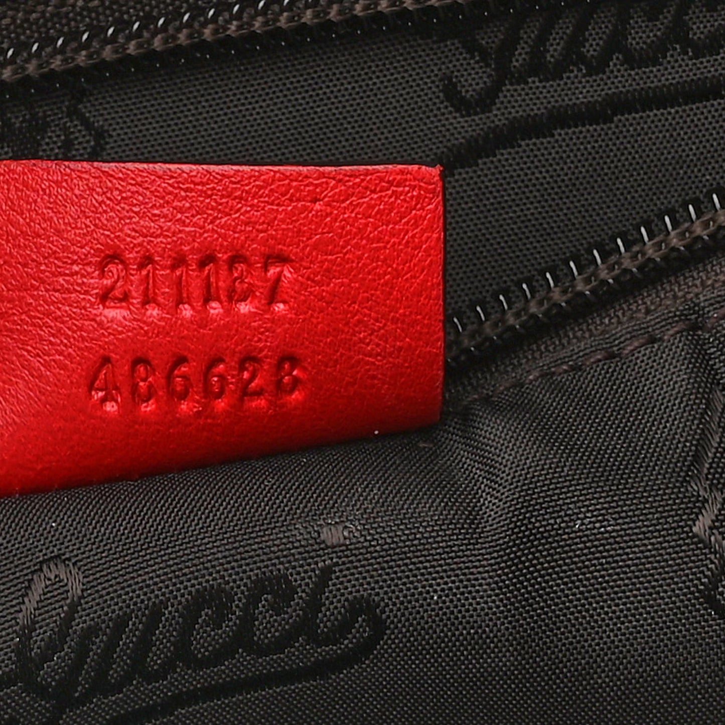 Guccissima Medium Zippered Shopping Tote Red