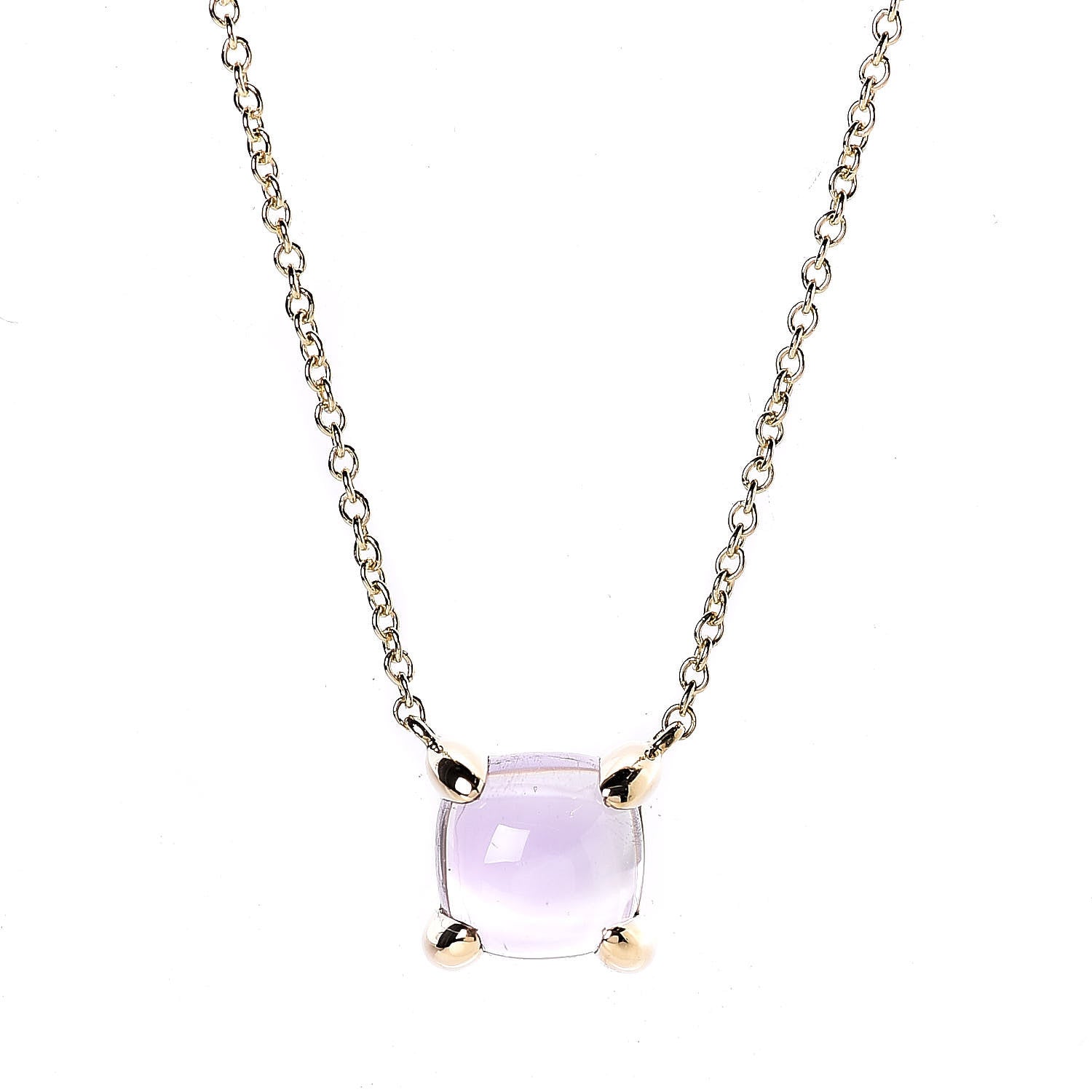 Tiffany 18K Yellow Gold Amethyst Paloma Picasso Sugar Stacks Pendant Necklace 4 of 6