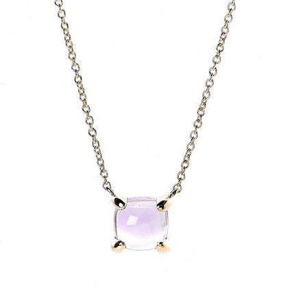 Tiffany 18K Yellow Gold Amethyst Paloma Picasso Sugar Stacks Pendant Necklace 4 of 6