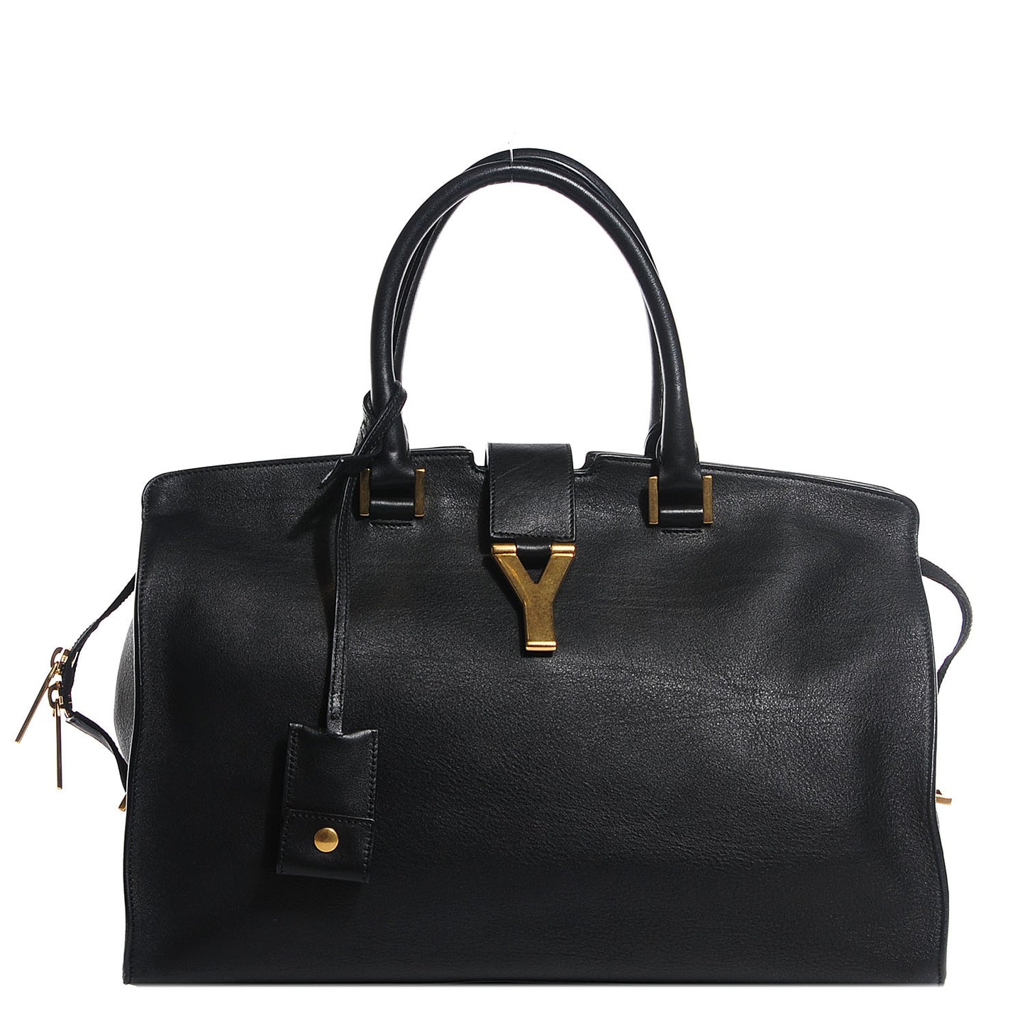 Calfskin Medium Classic Y Cabas Black