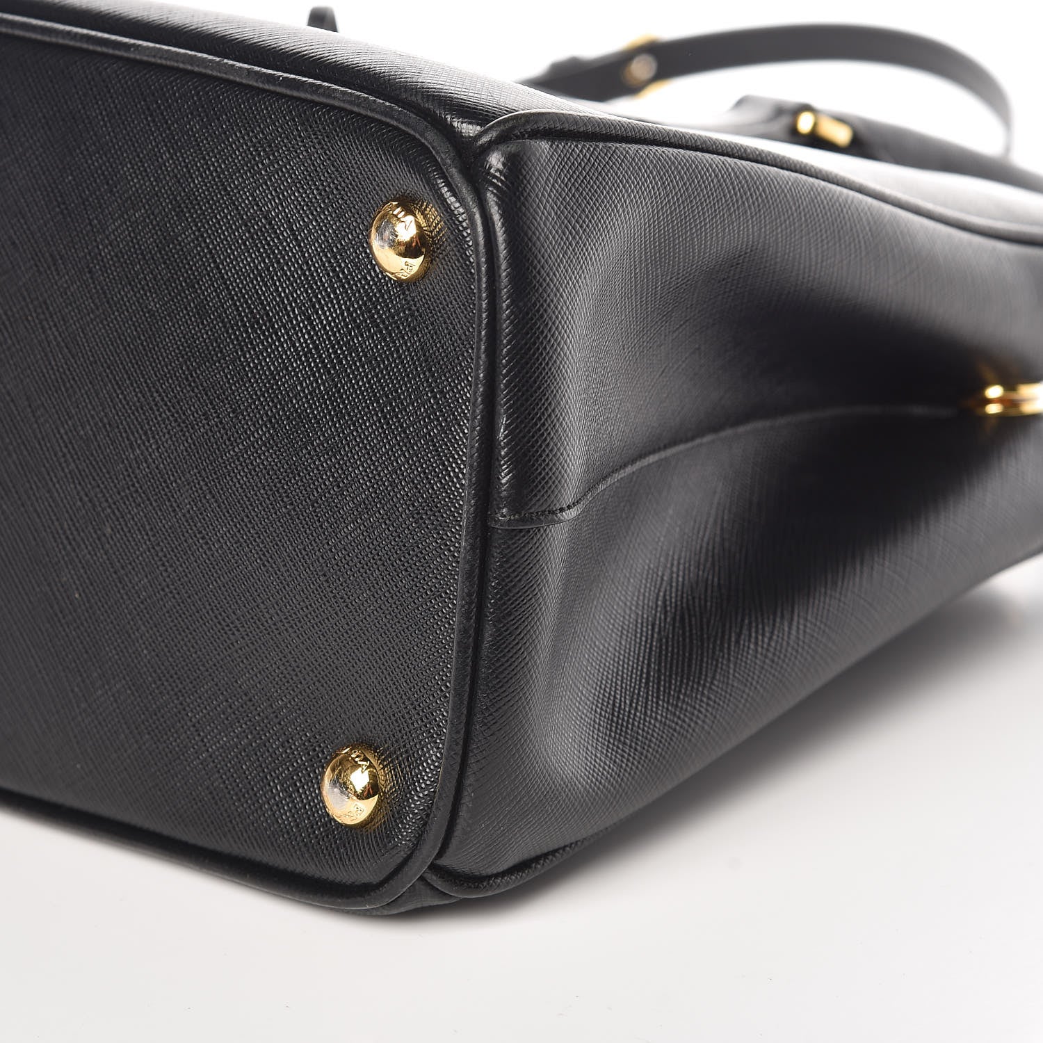 Prada Saffiano Small Galleria Double Zip Tote Black 10 of 10