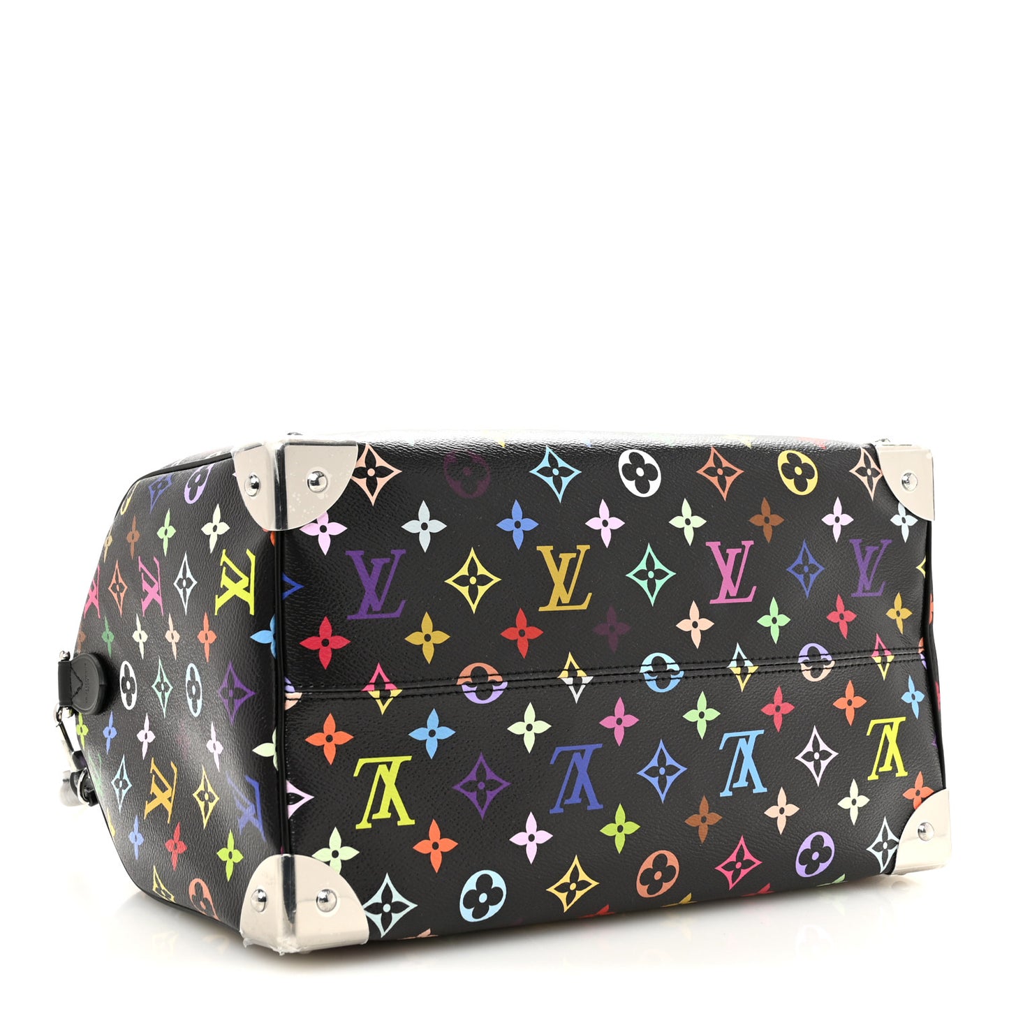 LV X TM Monogram Multicolor Speedy Soft 30 Black