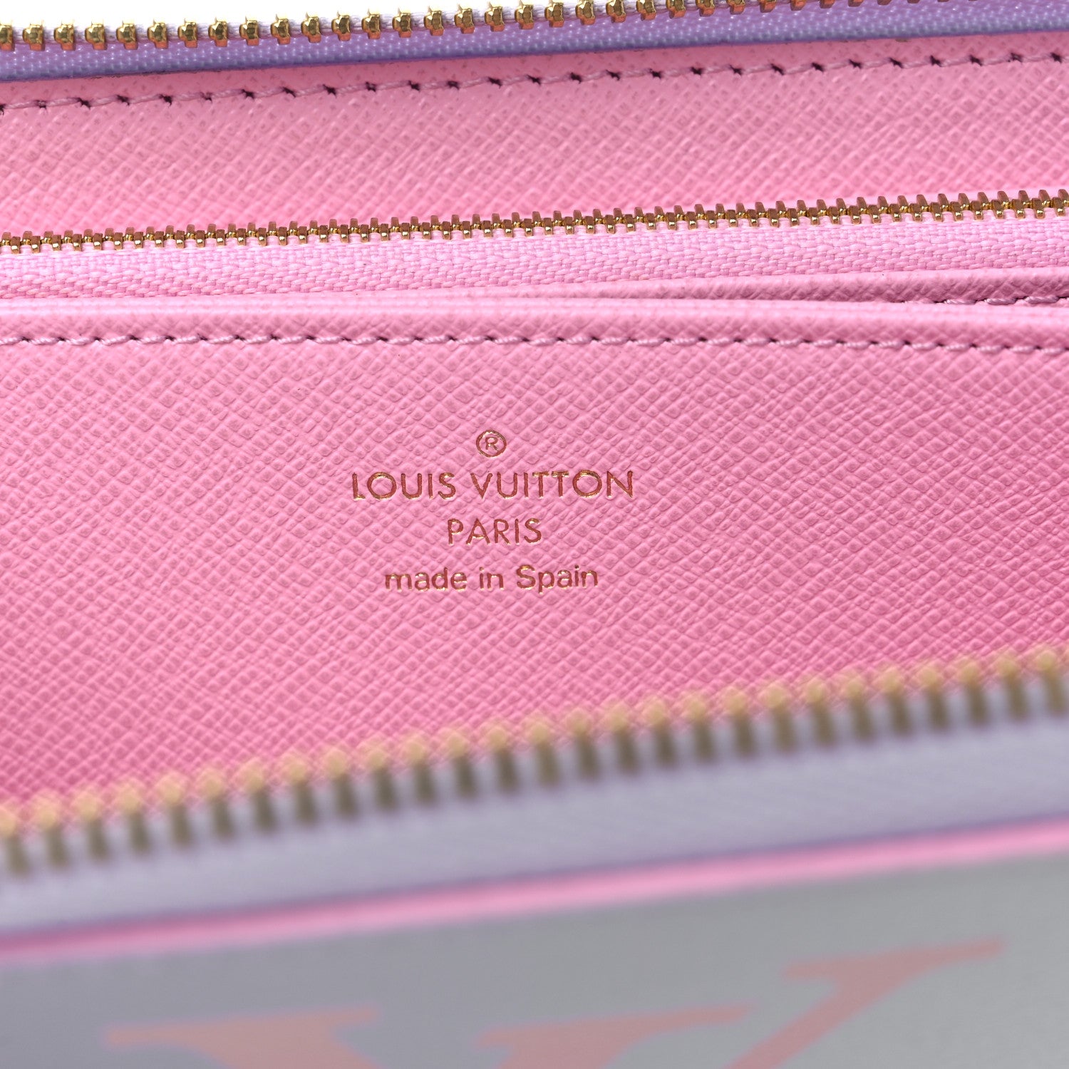 Louis Vuitton Monogram Giant Spring In The City Zippy Wallet Sunrise Pastel 6 of 8
